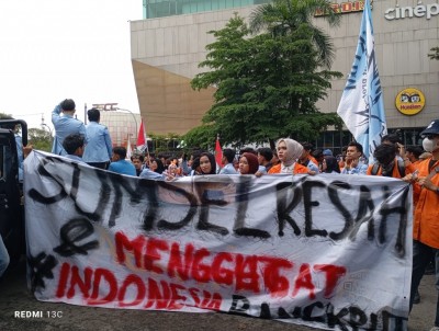 1.254 Personel Gabungan dan Unit K9 Diterjunkan, Polda Sumsel Amankan Aksi Mahasiswa di Palembang-Lu