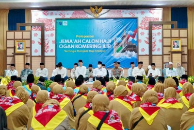 217 Calon Haji OKI Berangkat, Bupati Pesan Jaga Kebersamaan dan Kesehatan