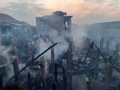 8 Rumah Warga di Kecamatan Pampangan Ludes…