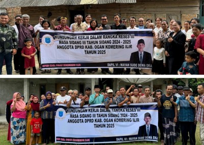 Anggota DPRD OKI, Wayan Sude, Serap Aspirasi…