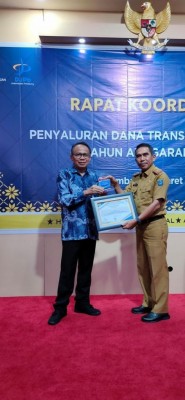 Baik Kelola TKD, OKI Raih Award dari Kemenkeu
