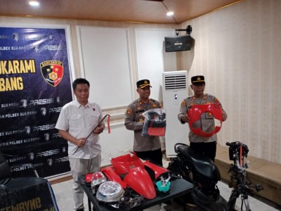 Belum Sehari, Polsek Sukarami Ringkus Pencuri Motor Milik Mahasiswi