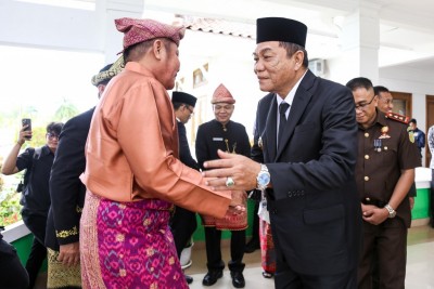 Bupati Muba H M Toha Hadiri Paripurna HUT…