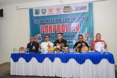 Chief de Mission (CDM) Porprov XV Tahun…