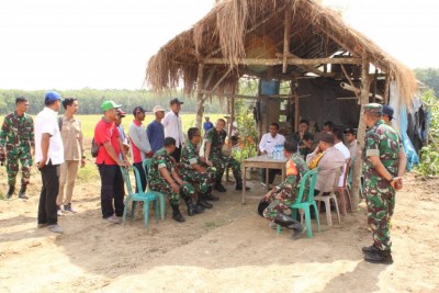 Danrem 044/Gapo Meninjau Lokasi TMMD ke…
