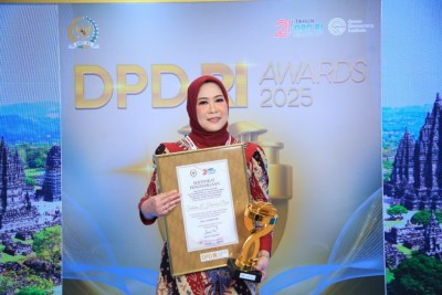 Feby Deru Dapat DPD Award 2025, Dorong Perempuan…