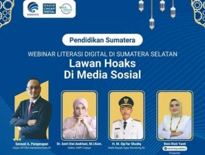 Gelar Webinar Leterasi Lawan Hoax Kominfo…