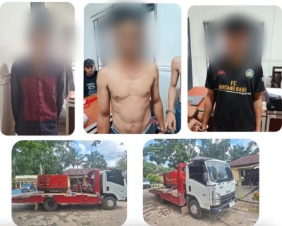 Genset Menara Telekomunikasi Digondol, Tiga Pelaku Diburu hingga Lubuk Linggau dan Ditangkap