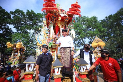 Gubernur Sumsel Dukung Ngaben Massal di…