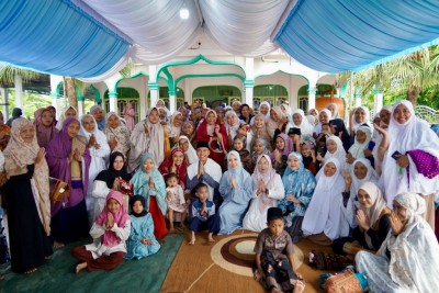 H. Muchendi Rayakan Idul Adha Bersama Warga Lempuing Jaya