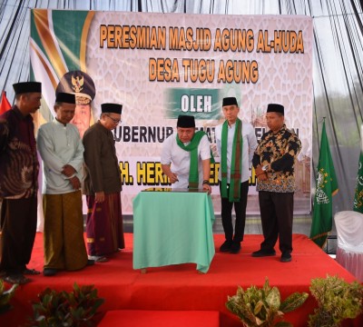 Herman Deru dan Muchendi Resmikan Masjid…