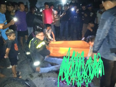 Hindari Jalan Rusak, Pemotor Tewas Terlindas Truk di RE Martadinata Palembang
