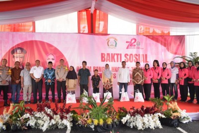 HKGB ke - 72, Bhayangkari OKI Gelar Baksos…
