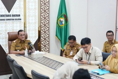 Isu Inflasi dan Program 3 Juta Rumah Jadi Fokus Rakornas, Sekda Sumsel Ikuti Secara Virtual