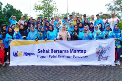 Jaga Kebugaran Tubuh, Pj. TP PKK Muba Senam…