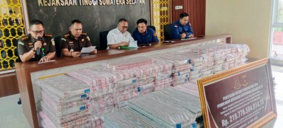 Kejati Sumsel Terima Pengembalian Rp219 Miliar, Kerugian Negara Rp1,4 Triliun dalam Kasus Kredit Per