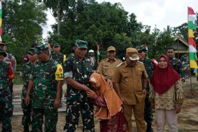 Ketua Tim Wasev TMMD Ke-128 Kunjungi Lokasi TMMD Kodim 0402/OKI, Ini Tujuannya