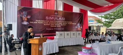 KPU OKI Gelar Simulasi Pemungutan Dan Penghitungan…