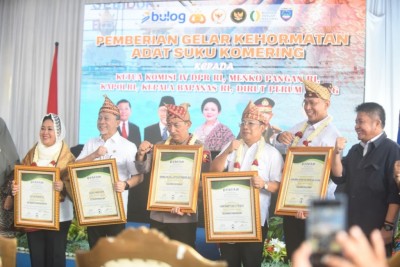 Kunker ke Sumsel, Lima Tokoh Nasional Terima…