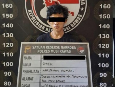 Lagi Timbang Sabu-Sabu, Pria di Musi Rawas…