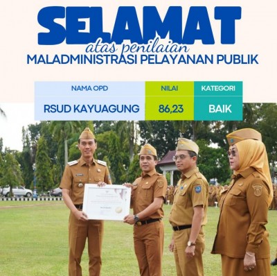 Mantap, RSUD Kayuagung Meraih Kategori 'Baik'…
