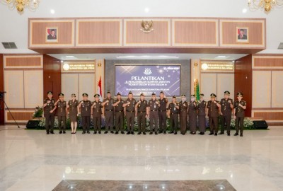 Penyegaran Organisasi, Wakajati Sumsel Lantik 11 Pejabat Baru
