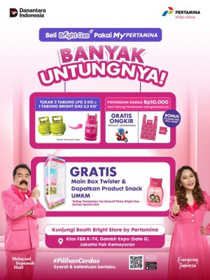Pertamina Patra Niaga Ramaikan Jakarta Fair 2026 dengan Booth Bright Store dan Promo Bright Gas