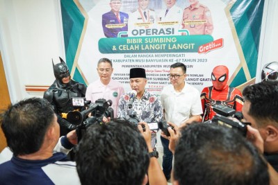 Pj. Bupati Apriyadi Boyong Batman dan Spiderman…