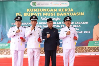 Pj. Bupati Muba Lantik Tiga Kades Terpilih…