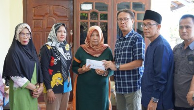 Pj. Bupati OKI Sambangi dan Beri Bantuan…