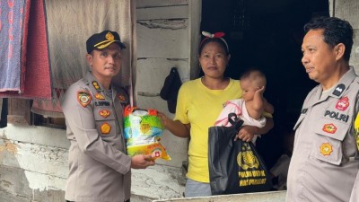 Polda Sumsel Salurkan 100 Paket Sembako…