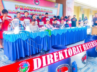 Polda Sumsel Tegas Berantas Narkoba, Ribuan…