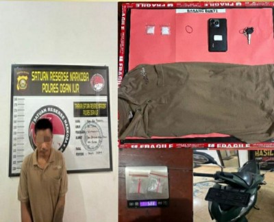Polisi Tangkap Abas, Pengedar Sabu di Ogan…