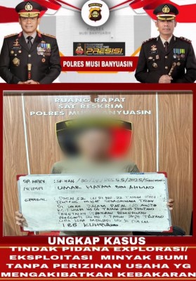 Polsek Keluang Amankan Pemilik Sumur Minyak…