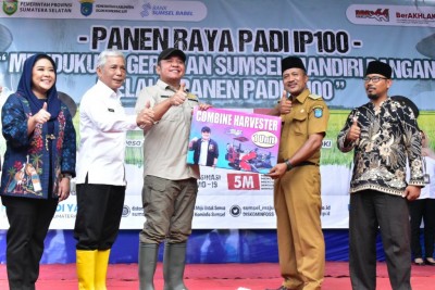 Produktivitas Padi OKI Tembus 6,6 Ton Per…