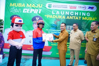 Resmikan Inovasi Paduka Antat Muba, Wabup…