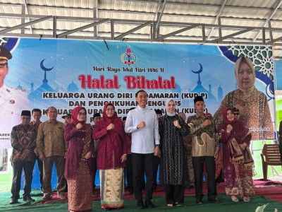 Silaturahmi Lebaran, H. Muchendi Kukuhkan…