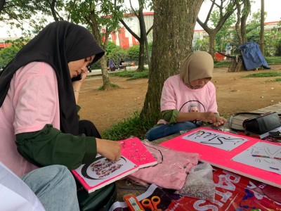 Srikandi Ganjar Adakan Pelatihan Kaligrafi di Kota Palembang