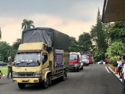 Sumsel Bantu Korban Bencana, Puluhan Truk…