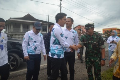 Tinjau Sejumlah TPS, Dandim 0402/OKI Bersama…