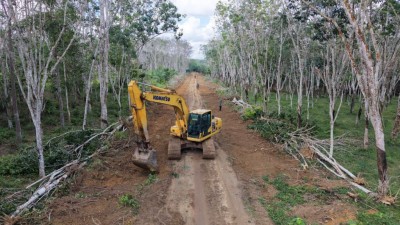 TMMD Kodim 0402/OKI Hadirkan Akses Jalan Baru untuk Warga Desa Pematang Sukatani