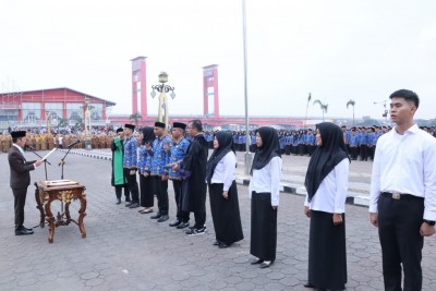 Wali Kota Palembang Pimpin Apel Bersama…